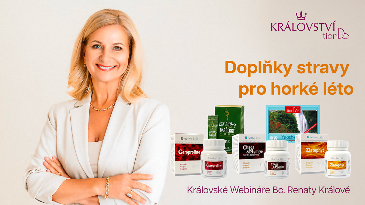 Geroproline, Zlatophyt, Čaga s mumiem a Yaoshen Forte: s čím pomůžou v horkém létě a jak je správně kombinovat