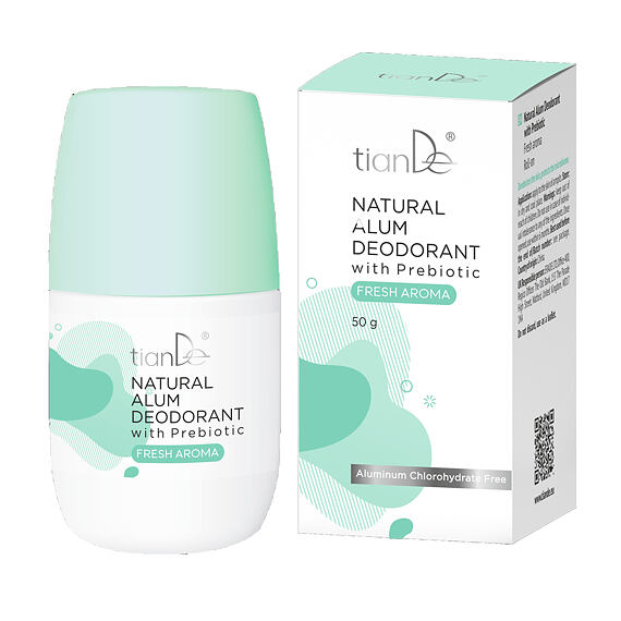 Kamencový deodorant s prebiotiky, svěží vůně