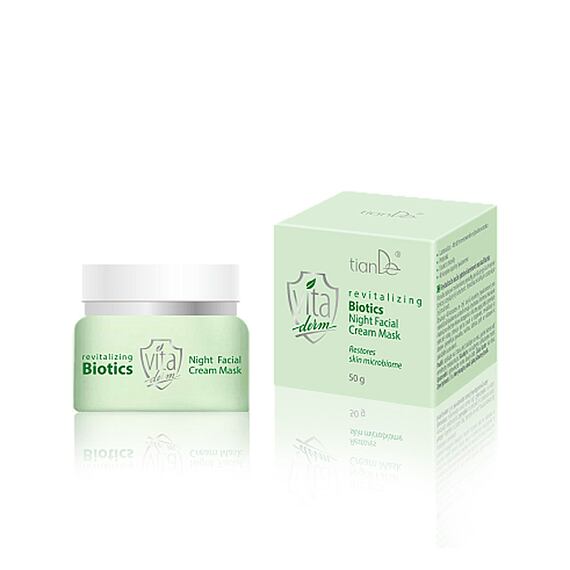 Revitalizační noční pleťová krémová maska Biotics
